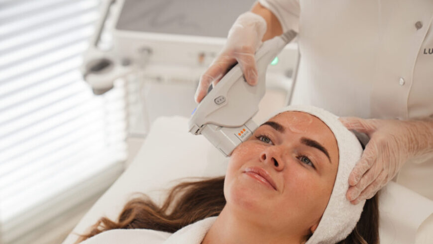 A woman getting ready for summer eith Ultherapy