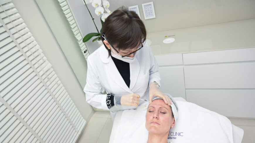 Getting a Botox treatment